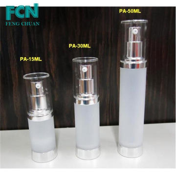 luxury plastic cosmetic packaging cosmetic airless pump bottles